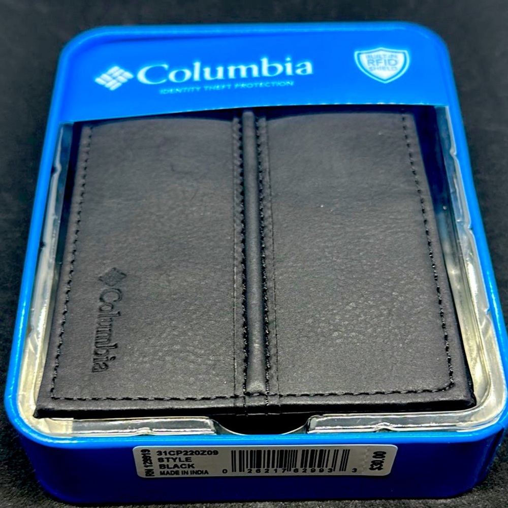 Columbia leather wallets for men